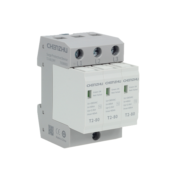 T2-80/3PF AC Power SPD (220/380В переменного тока; IT или TN-C системы, трехфазный; In=40кА; выход сигнала тревоги) 7049435