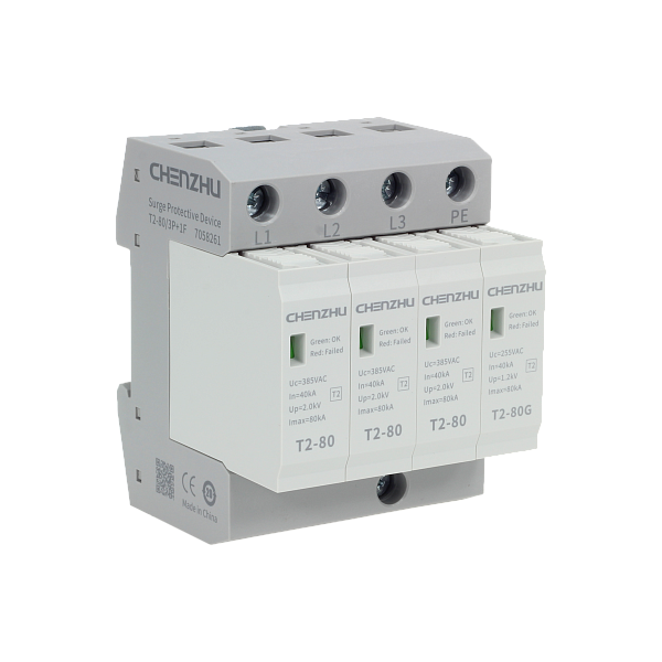 T2-80/3P+1 AC Power SPD (220/380В переменного тока; однофазный TT; In=40кА) 7099882